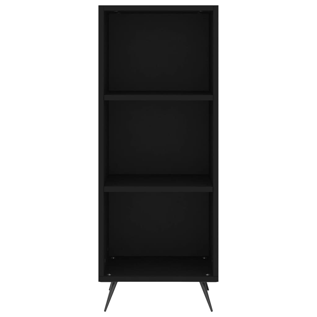 VidaXL Schappenkast 34,5x32,5x90 cm bewerkt hout zwart