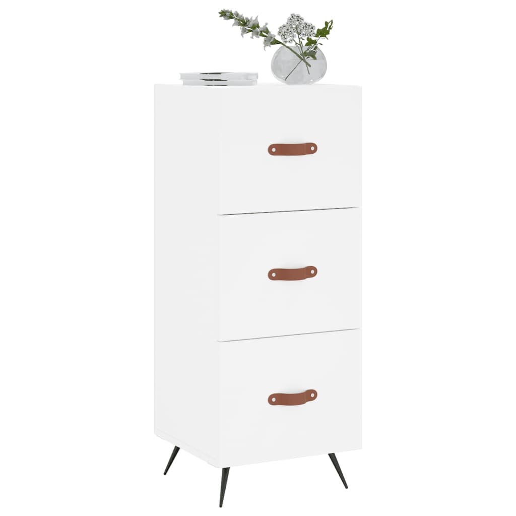 VidaXL Dressoir 34,5x34x90 cm bewerkt hout wit