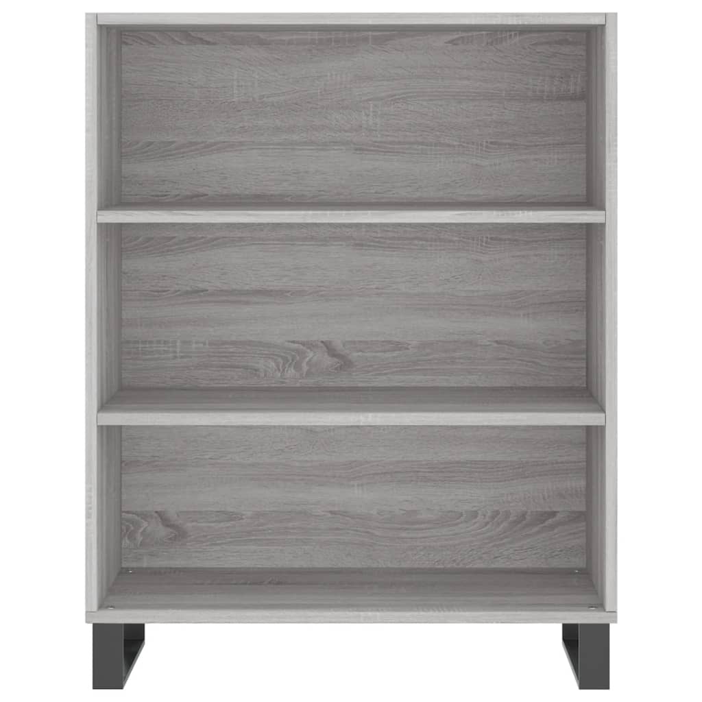 VidaXL Schappenkast 69,5x32,5x90 cm bewerkt hout grijs sonoma eiken