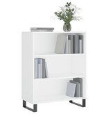 VidaXL Schappenkast 69,5x32,5x90 cm bewerkt hout wit
