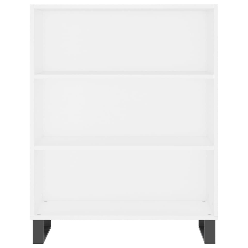 VidaXL Schappenkast 69,5x32,5x90 cm bewerkt hout wit
