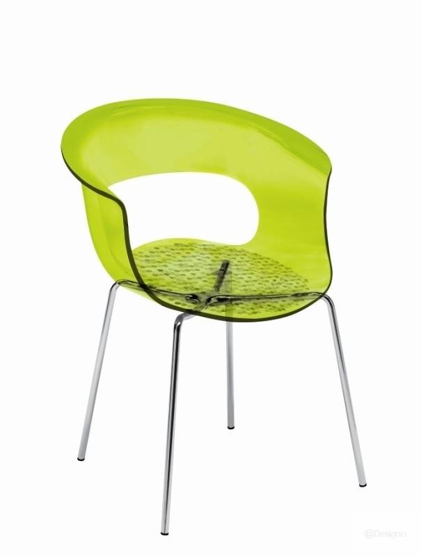 Kantinestoel Design Louisa Battaglia Doorschijnend