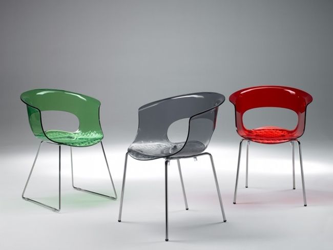 Kantinestoel Design Louisa Battaglia Doorschijnend