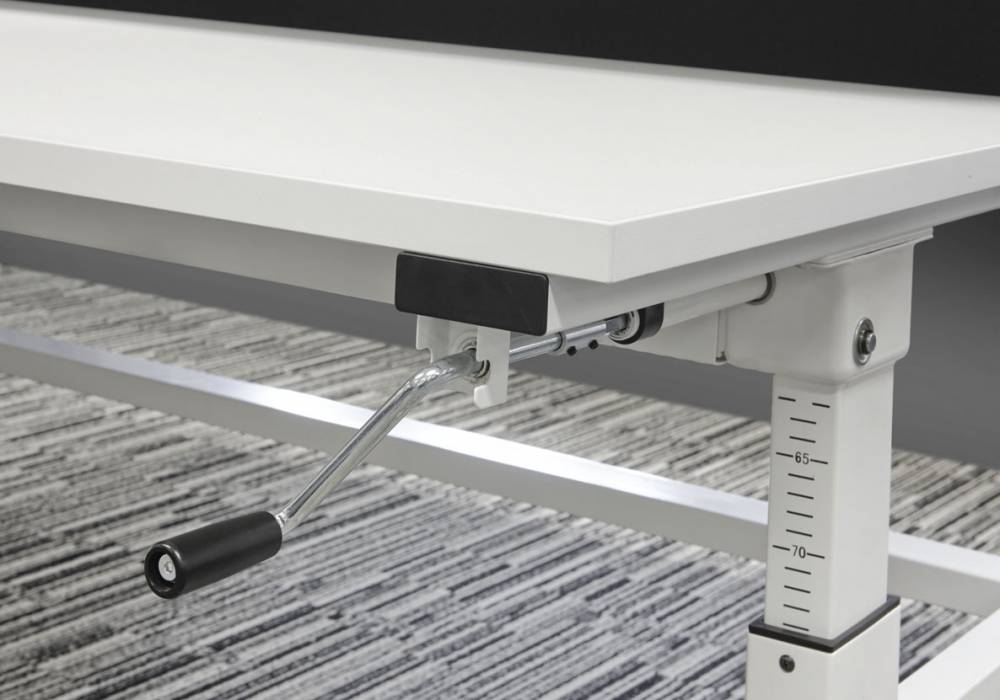 Multifunctionele met slinger verstelbare duo bench werkplek.