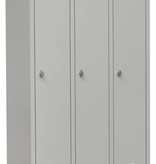 Locker garderobekast 3- delige voor opbergen van kleding