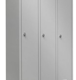 Locker garderobekast 3- delige voor opbergen van kleding