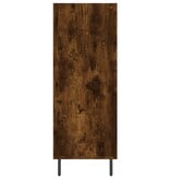 vidaXL Schappenkast 69,5x32,5x90 cm bewerkt hout gerookt eikenkleurig