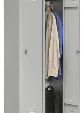 Garderobe lockerkast 2- delig