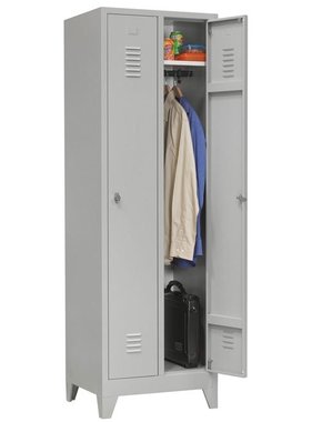 Garderobe lockerkast 2- delig