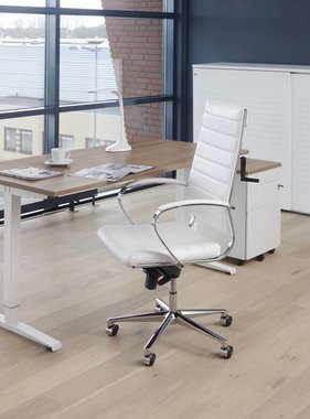 Slinger verstelbaar Zit/sta bureau T-Poot