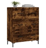 VidaXL Dressoir 69,5x34x90 cm bewerkt hout gerookt eikenkleurig