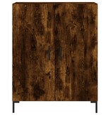 VidaXL Dressoir 69,5x34x90 cm bewerkt hout gerookt eikenkleurig