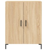 VidaXL Dressoir 69,5x34x90 cm bewerkt hout sonoma eikenkleurig