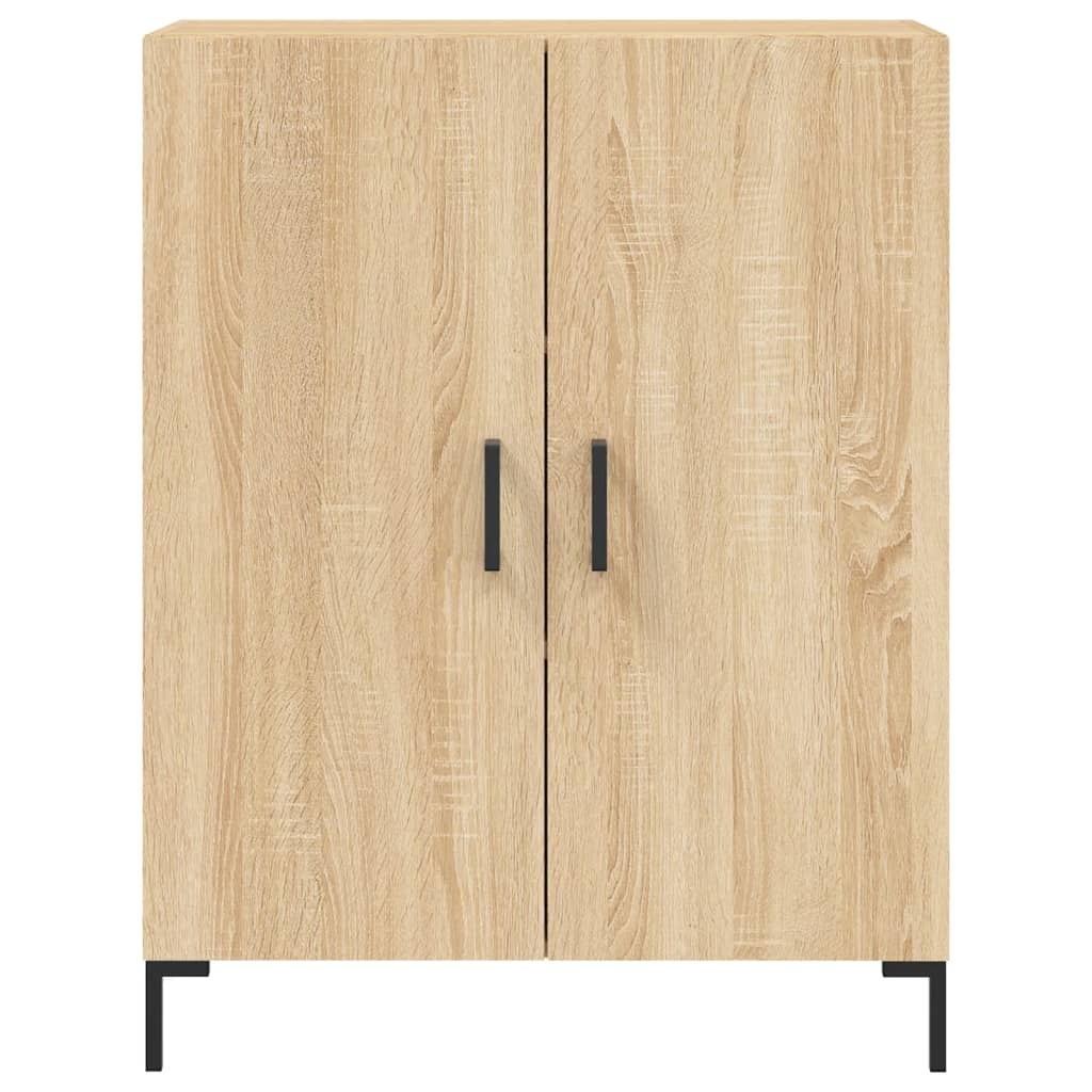 VidaXL Dressoir 69,5x34x90 cm bewerkt hout sonoma eikenkleurig