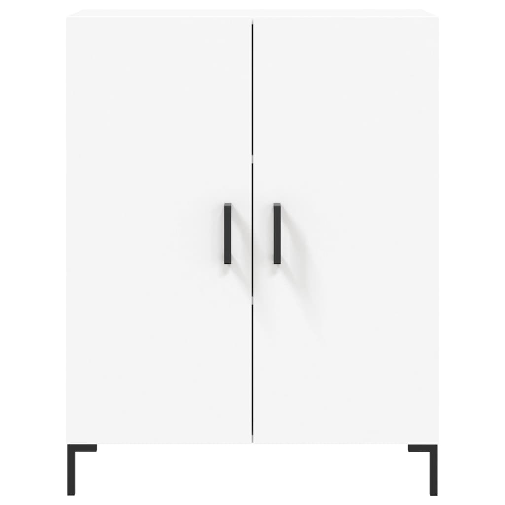 VidaXL Dressoir 69,5x34x90 cm bewerkt hout wit