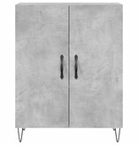 VidaXL Dressoir 69,5x34x90 cm bewerkt hout betongrijs