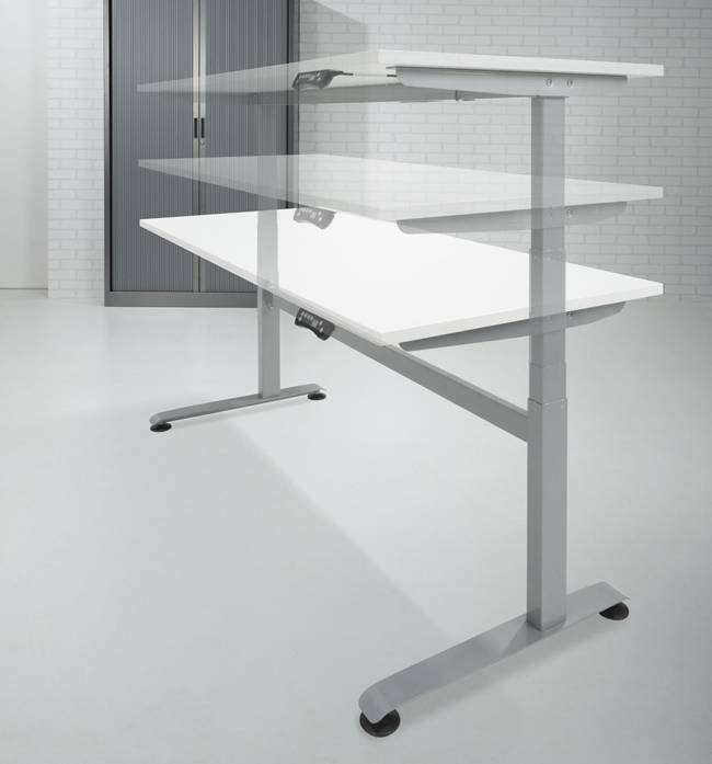 Elektrisch verstelbaar zit en sta bureau