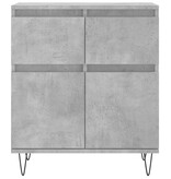 Dressoir 60x35x70 cm bewerkt hout betongrijs