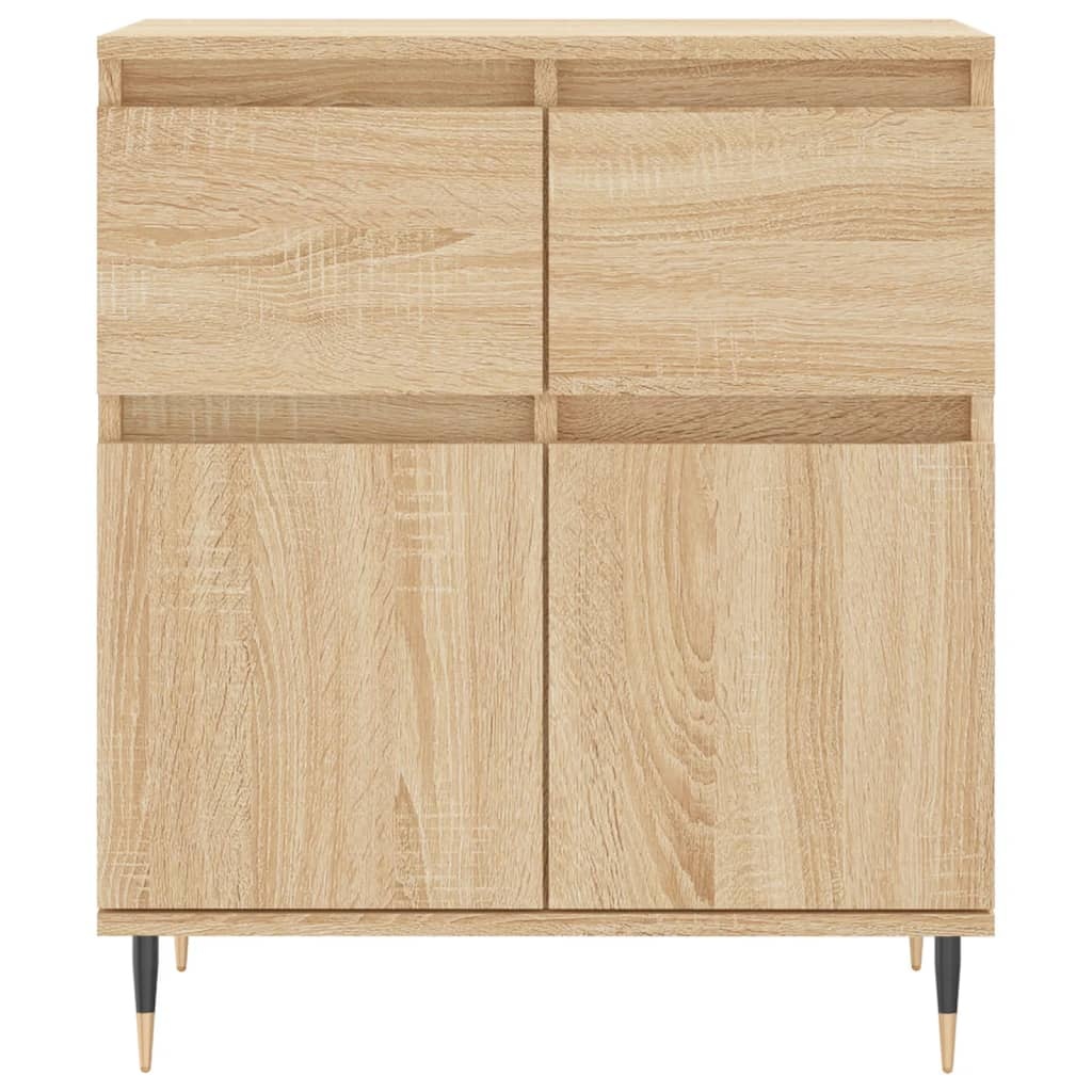 VidaXL Dressoir 60x35x70 cm bewerkt hout sonoma eikenkleurig