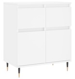 VidaXL Dressoir 60x35x70 cm bewerkt hout wit