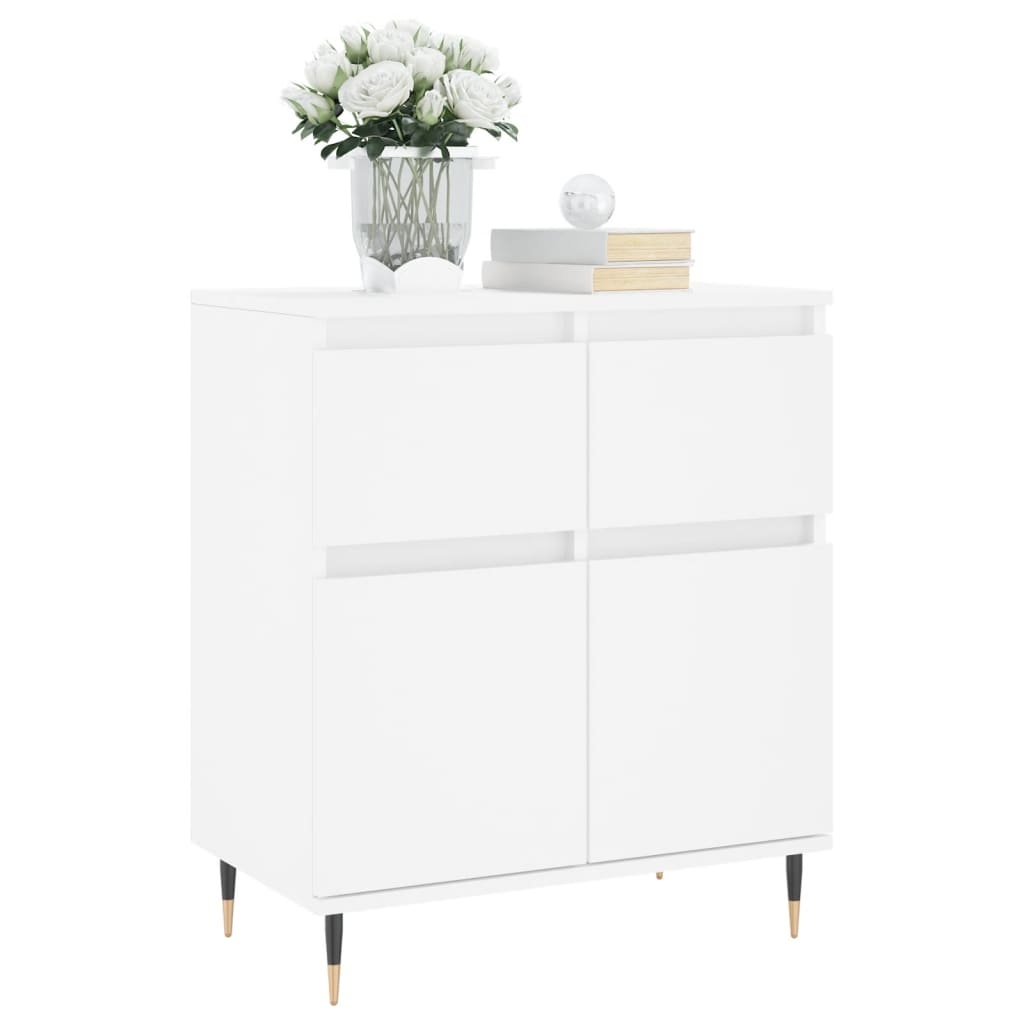 VidaXL Dressoir 60x35x70 cm bewerkt hout wit