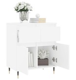 VidaXL Dressoir 60x35x70 cm bewerkt hout wit