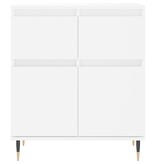 VidaXL Dressoir 60x35x70 cm bewerkt hout wit