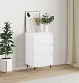 VidaXL Dressoir 40x35x70 cm bewerkt hout wit