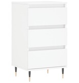 VidaXL Dressoir 40x35x70 cm bewerkt hout wit
