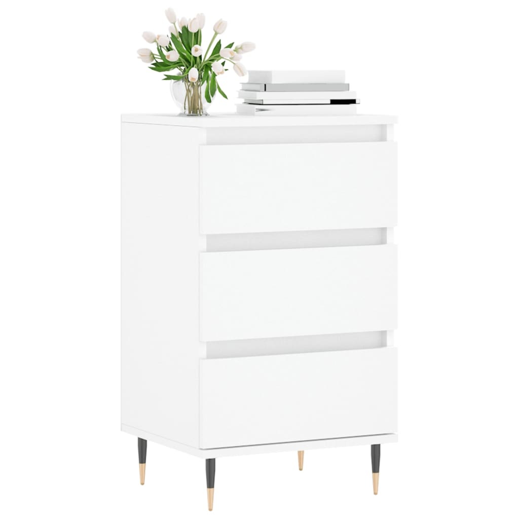 VidaXL Dressoir 40x35x70 cm bewerkt hout wit
