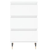 VidaXL Dressoir 40x35x70 cm bewerkt hout wit