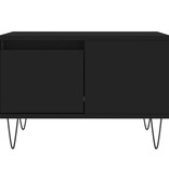 VidaXL Salontafel 55x55x36,5 cm bewerkt hout zwart