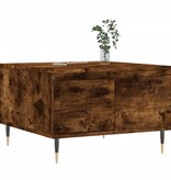 VidaXL Salontafel 55x55x36,5 cm bewerkt hout gerookt eikenkleurig