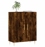 VidaXL Dressoir 69,5x34x90 cm bewerkt hout gerookt eikenkleurig