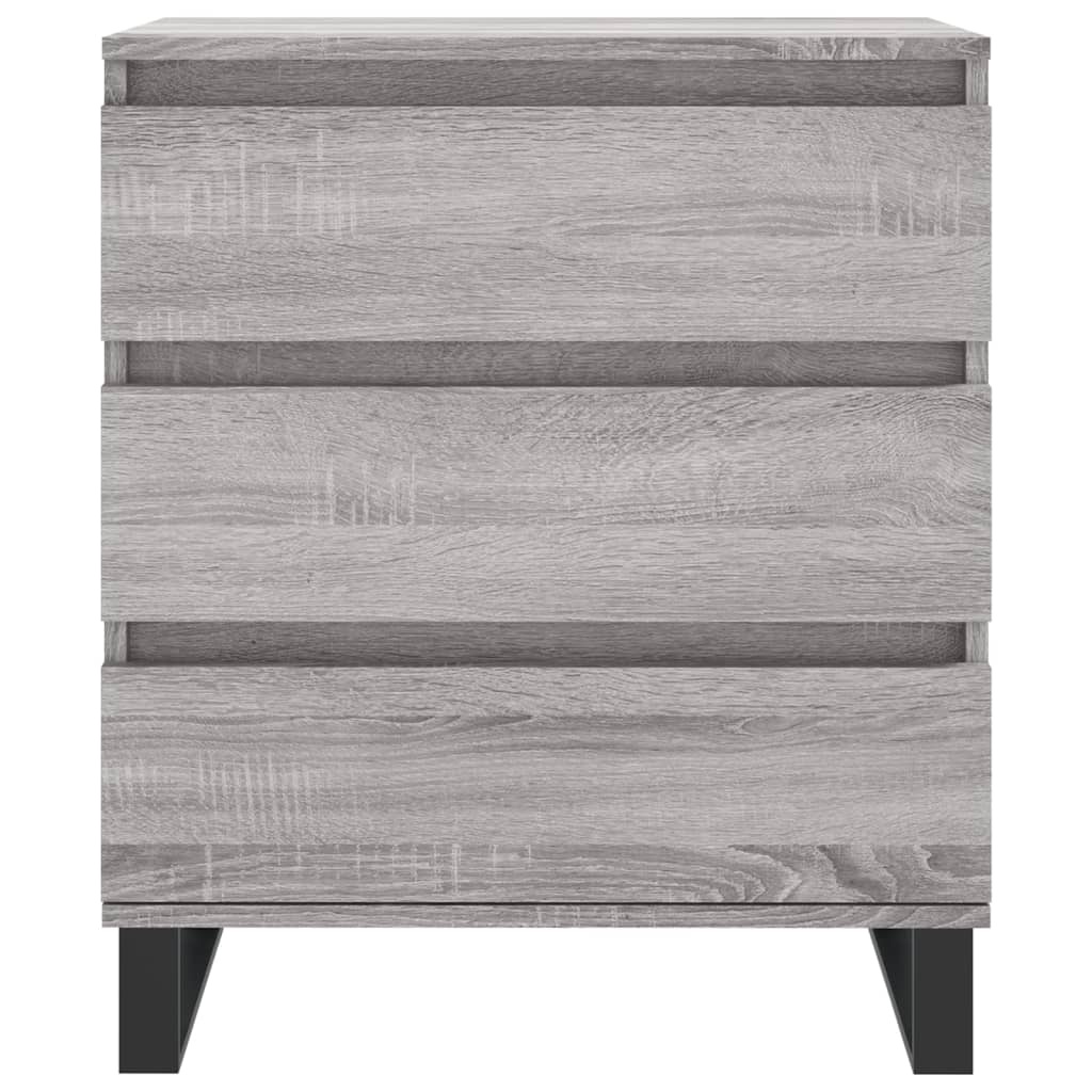 VidaXL Dressoir 60x30x75 cm bewerkt hout grijs sonoma eikenkleurig