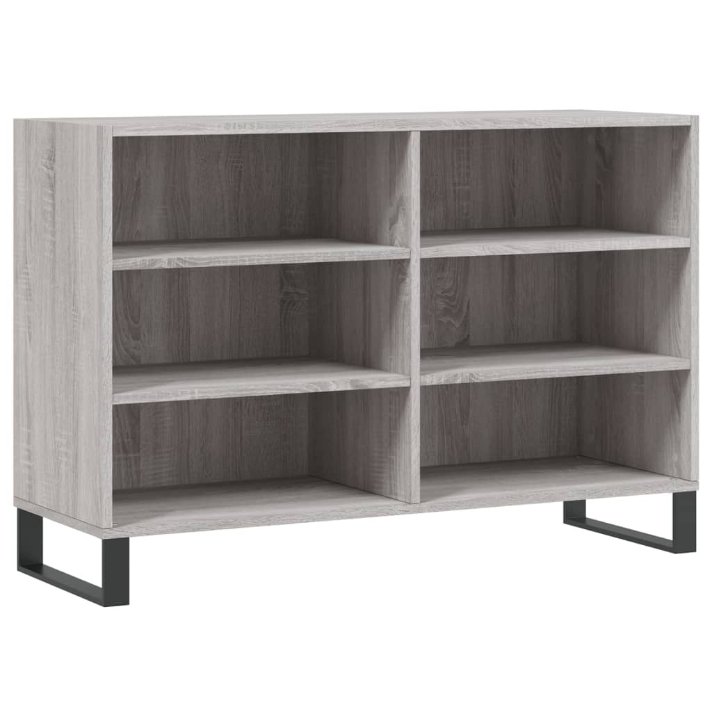 VidaXL Dressoir 103,5x35x70 cm bewerkt hout grijs sonoma eikenkleurig