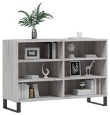 VidaXL Dressoir 103,5x35x70 cm bewerkt hout grijs sonoma eikenkleurig
