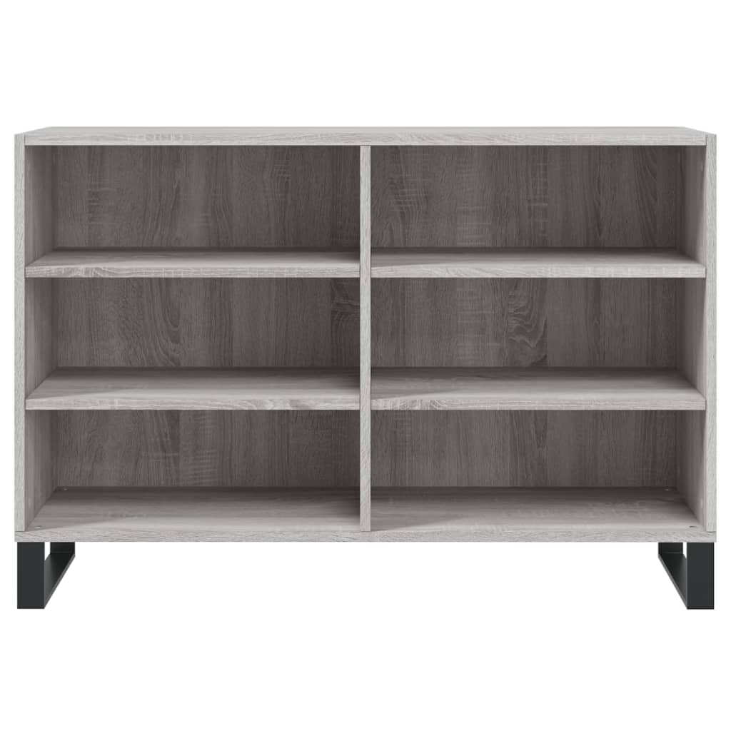 VidaXL Dressoir 103,5x35x70 cm bewerkt hout grijs sonoma eikenkleurig