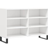 VidaXL Dressoir 103,5x35x70 cm bewerkt hout hoogglans wit