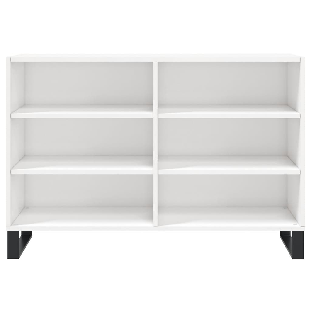 VidaXL Dressoir 103,5x35x70 cm bewerkt hout hoogglans wit