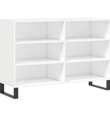 VidaXL Dressoir 103,5x35x70 cm bewerkt hout wit