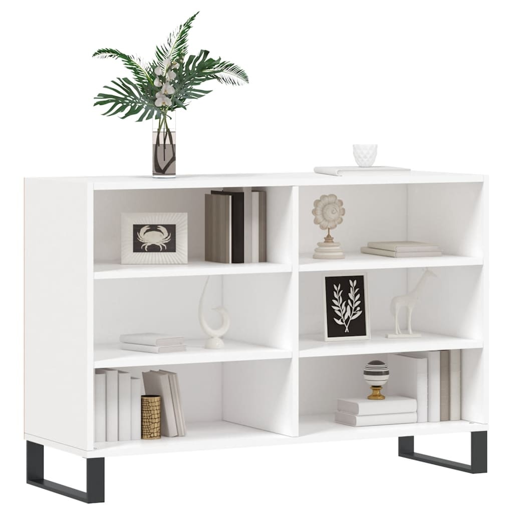 VidaXL Dressoir 103,5x35x70 cm bewerkt hout wit