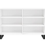 VidaXL Dressoir 103,5x35x70 cm bewerkt hout wit