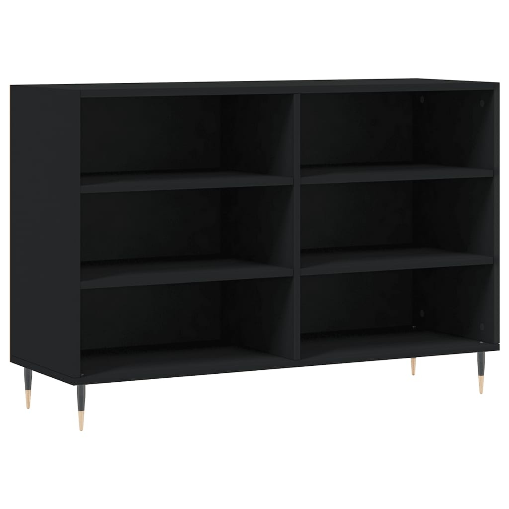 VidaXL Dressoir 103,5x35x70 cm bewerkt hout zwart