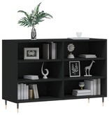 VidaXL Dressoir 103,5x35x70 cm bewerkt hout zwart
