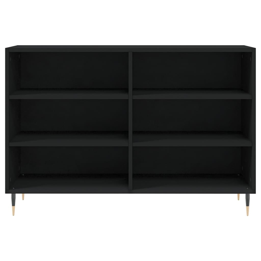 VidaXL Dressoir 103,5x35x70 cm bewerkt hout zwart