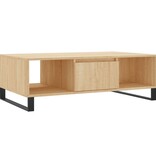 VidaXL Salontafel 104x60x35 cm bewerkt hout sonoma eikenkleurig