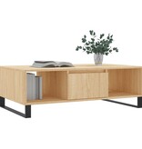 VidaXL Salontafel 104x60x35 cm bewerkt hout sonoma eikenkleurig