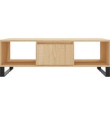 VidaXL Salontafel 104x60x35 cm bewerkt hout sonoma eikenkleurig