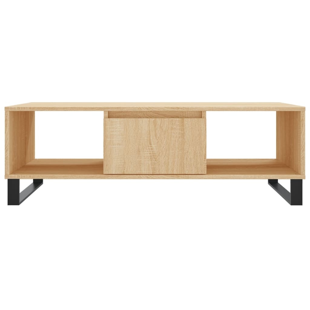 VidaXL Salontafel 104x60x35 cm bewerkt hout sonoma eikenkleurig